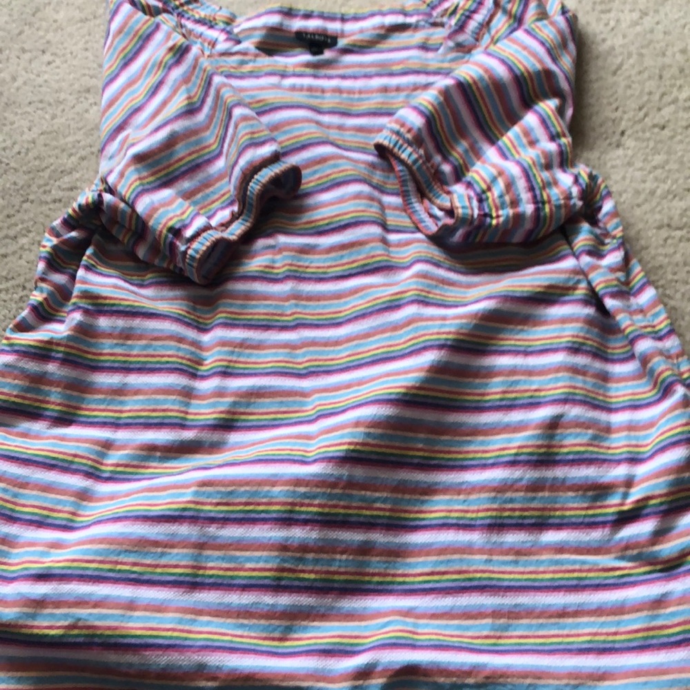 Cute multi stripe top